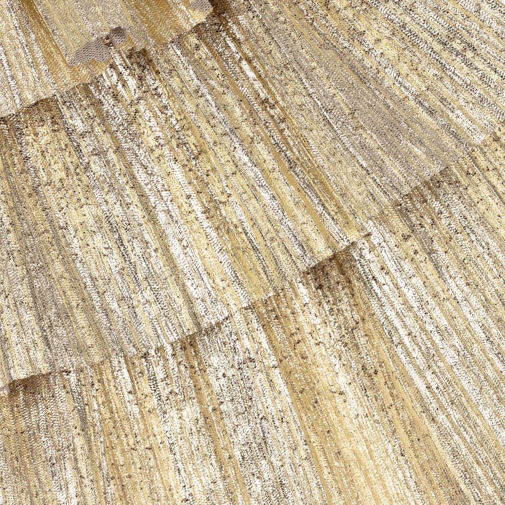 Junona-فستان مزين بكشكش لون ذهبي | Childrensalon Outlet