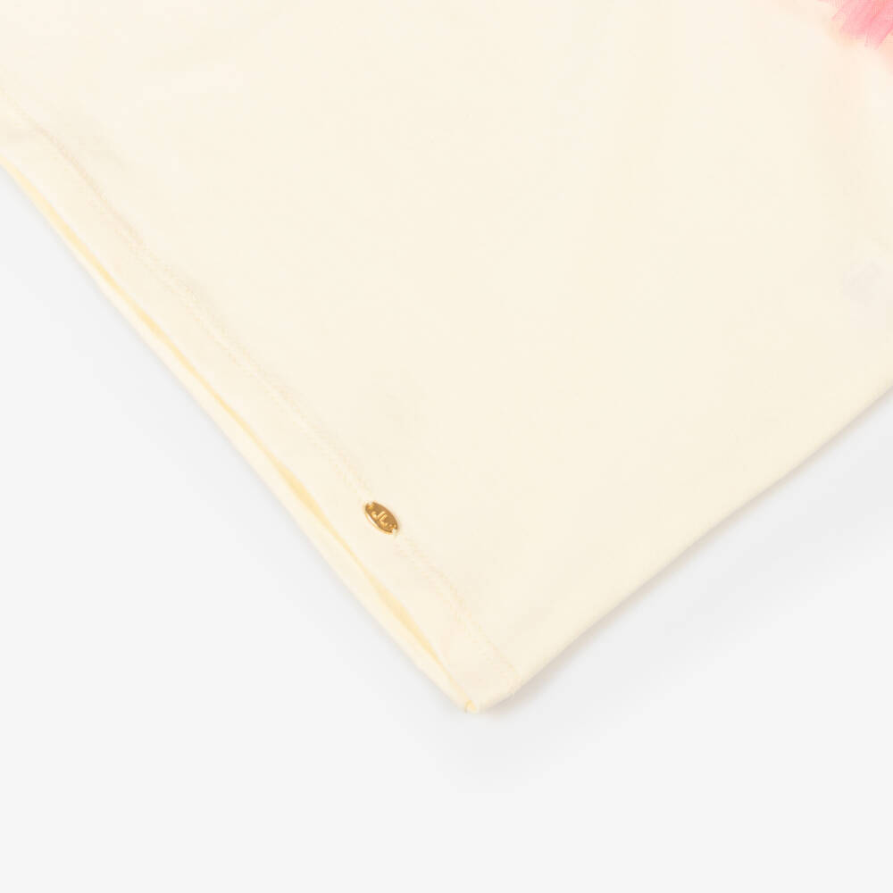 Junona-بلوزة قطن وتول مشمسة للبنات | Childrensalon Outlet