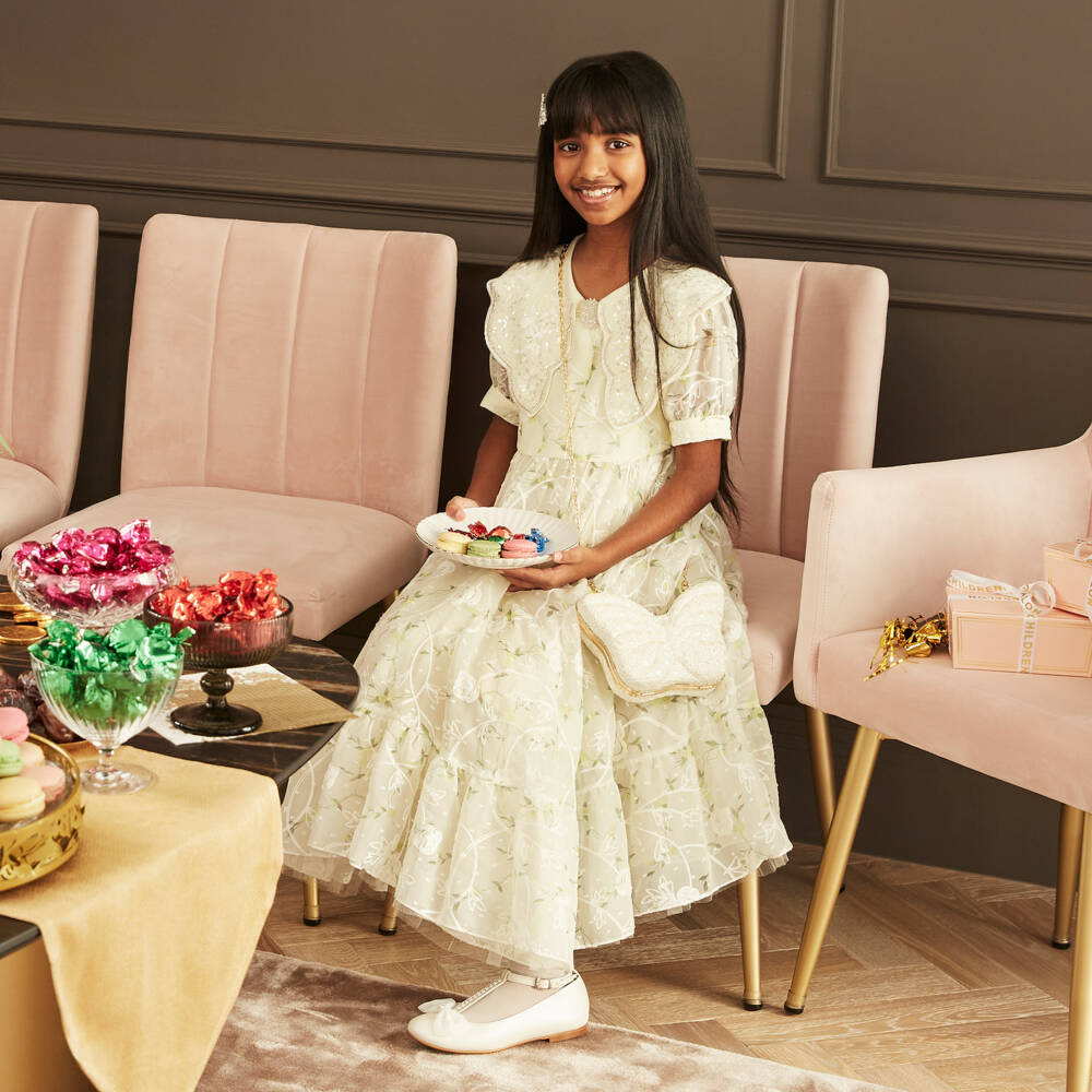 Junona-Girls Sunny Sequin Tulle Gown | Childrensalon Outlet