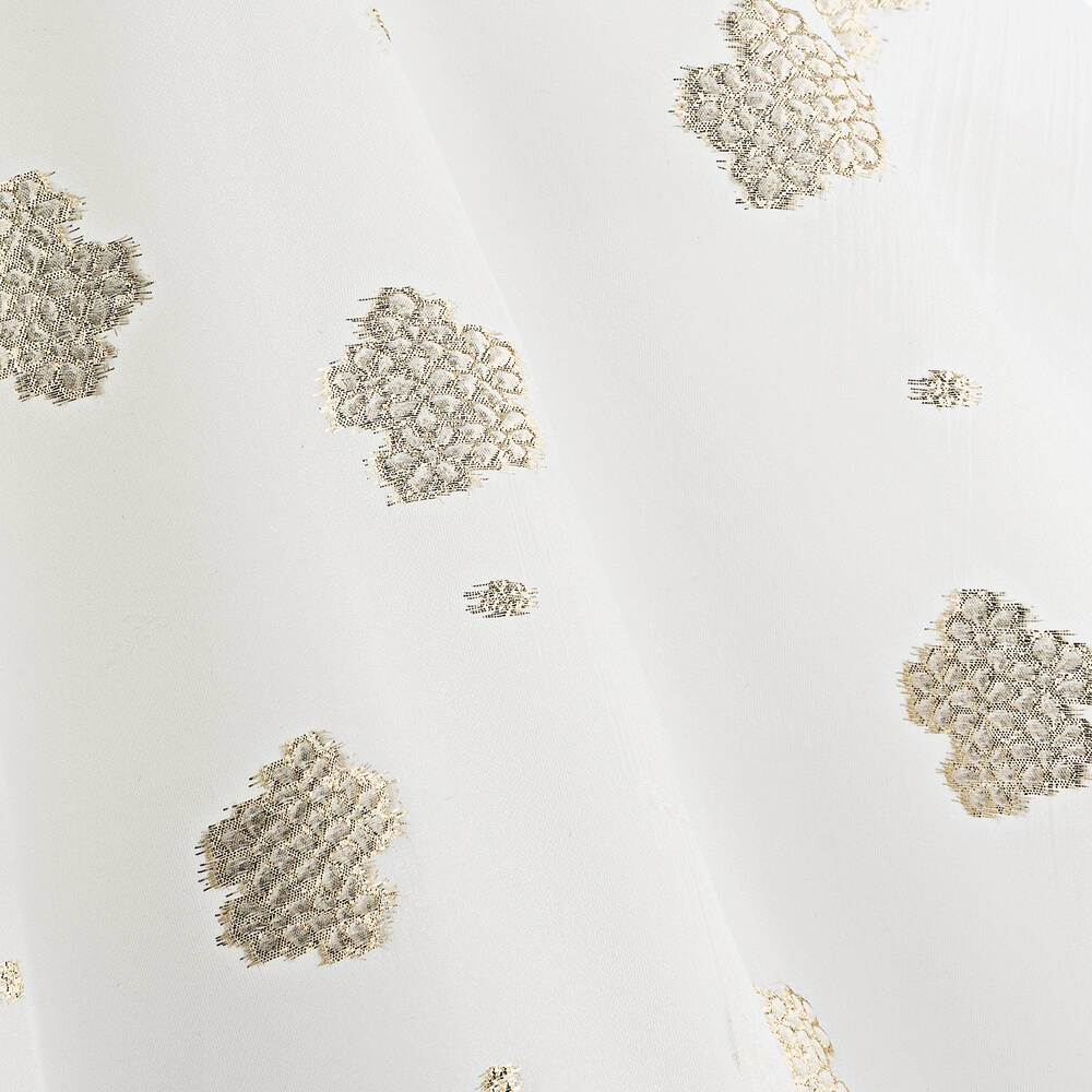 Junona-Girls White Organza Brocade Dress | Childrensalon Outlet