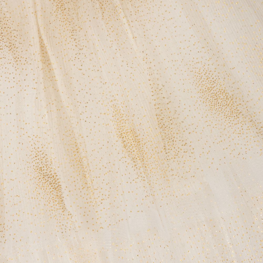 Junona-Ivory Tulle & Gold Sequin Dress | Childrensalon Outlet