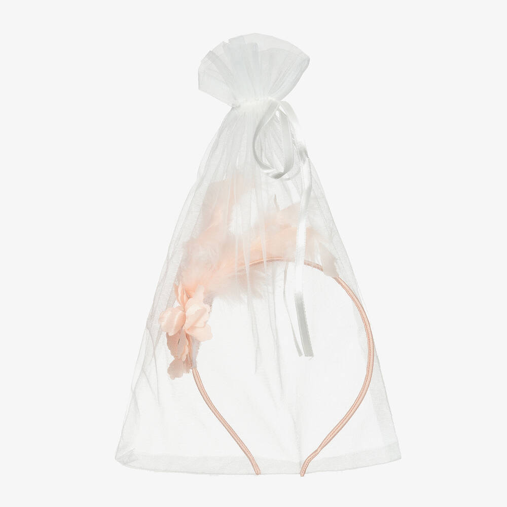 Junona-Комплект с платьем и ободком для волос розового цвета | Childrensalon Outlet