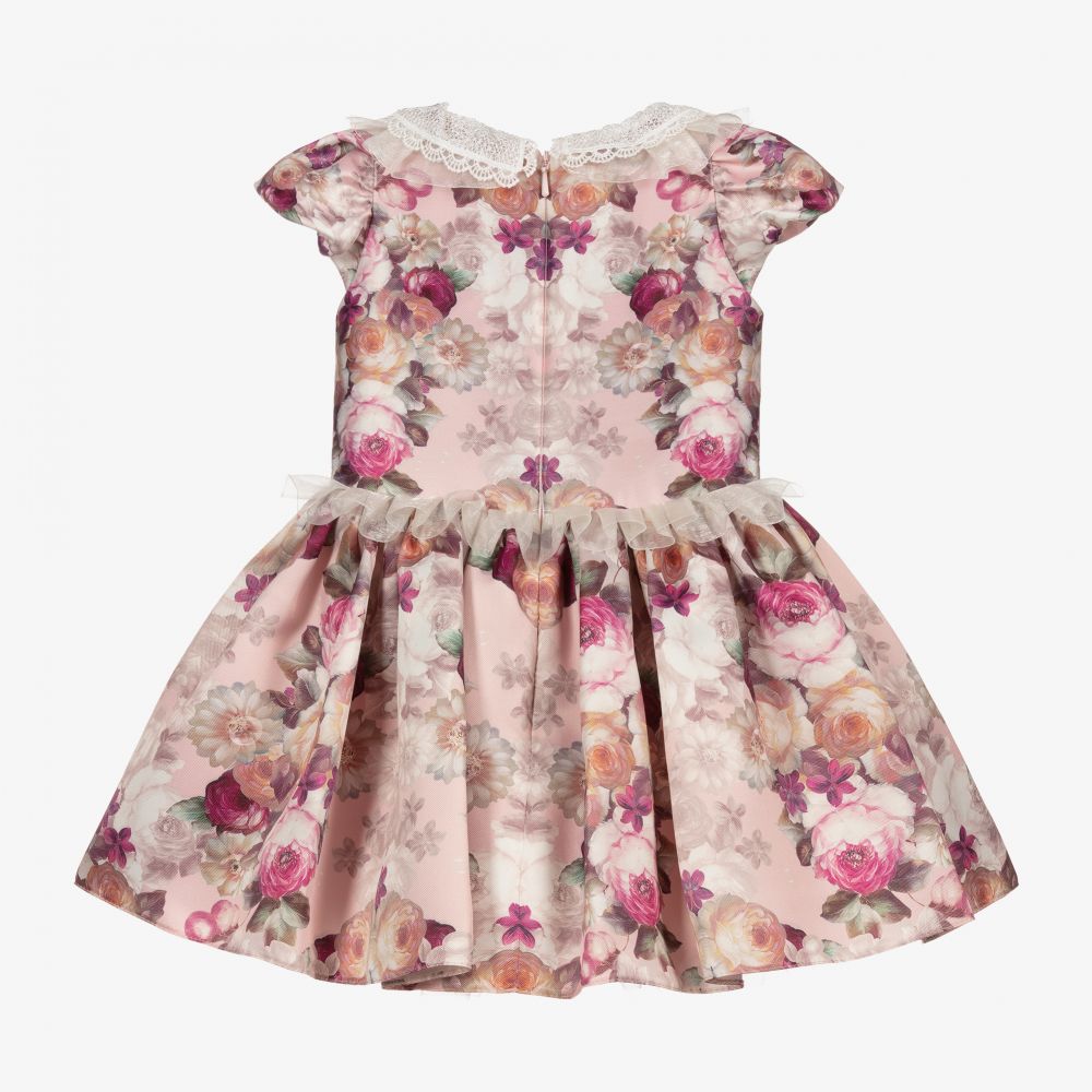 Junona-Розовый комплект с платьем в цветочек | Childrensalon Outlet