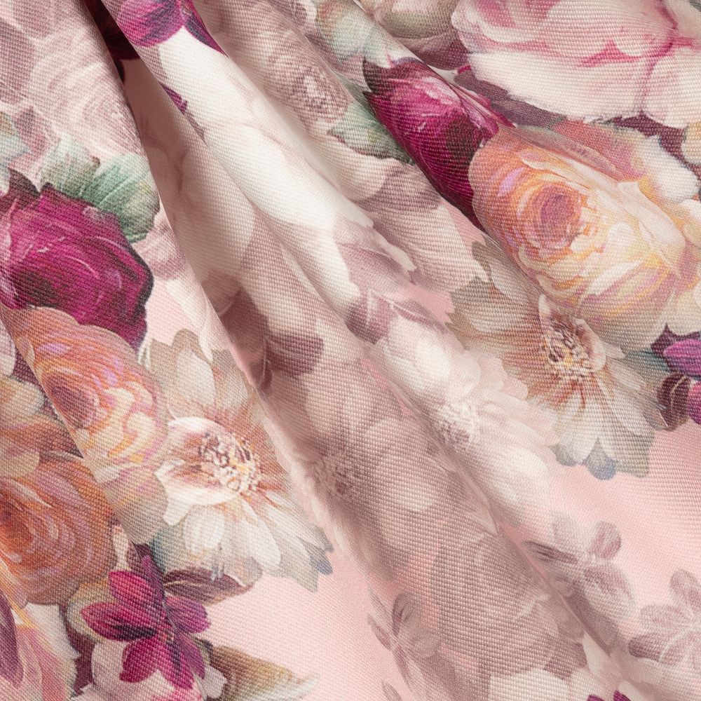 Junona-Розовый комплект с платьем в цветочек | Childrensalon Outlet