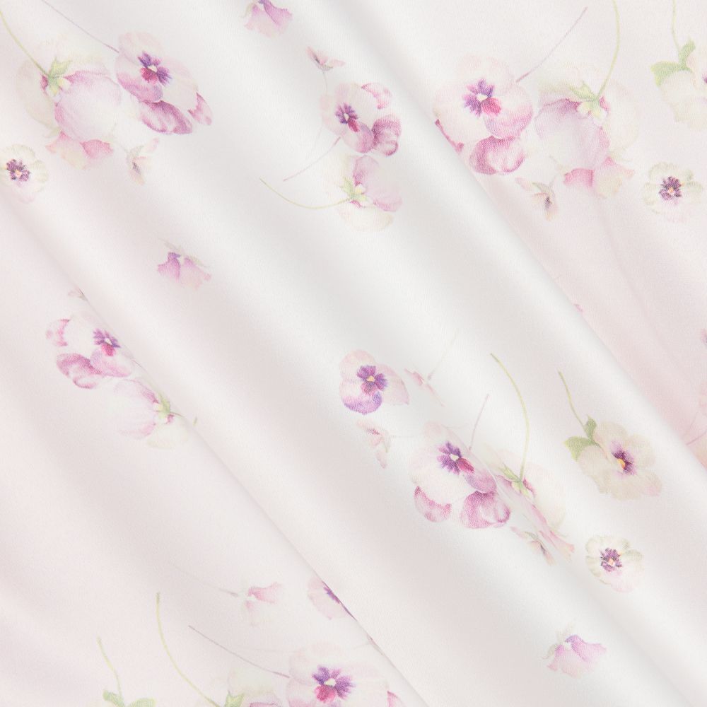 جونونا-بلوزة ساتان مع عقدة أمامية وأكمام منفوخة | Childrensalon Outlet