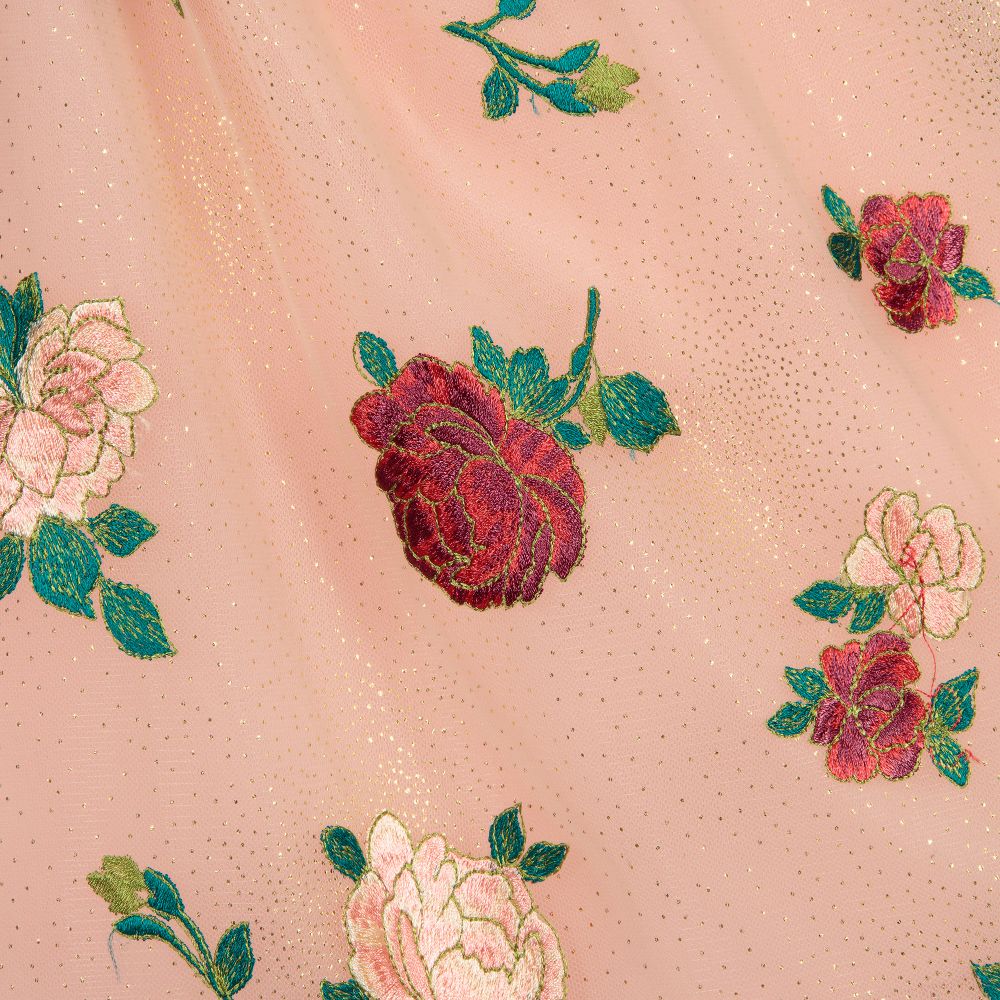 Junona-Pink Tulle Dress & Hair Clip | Childrensalon Outlet