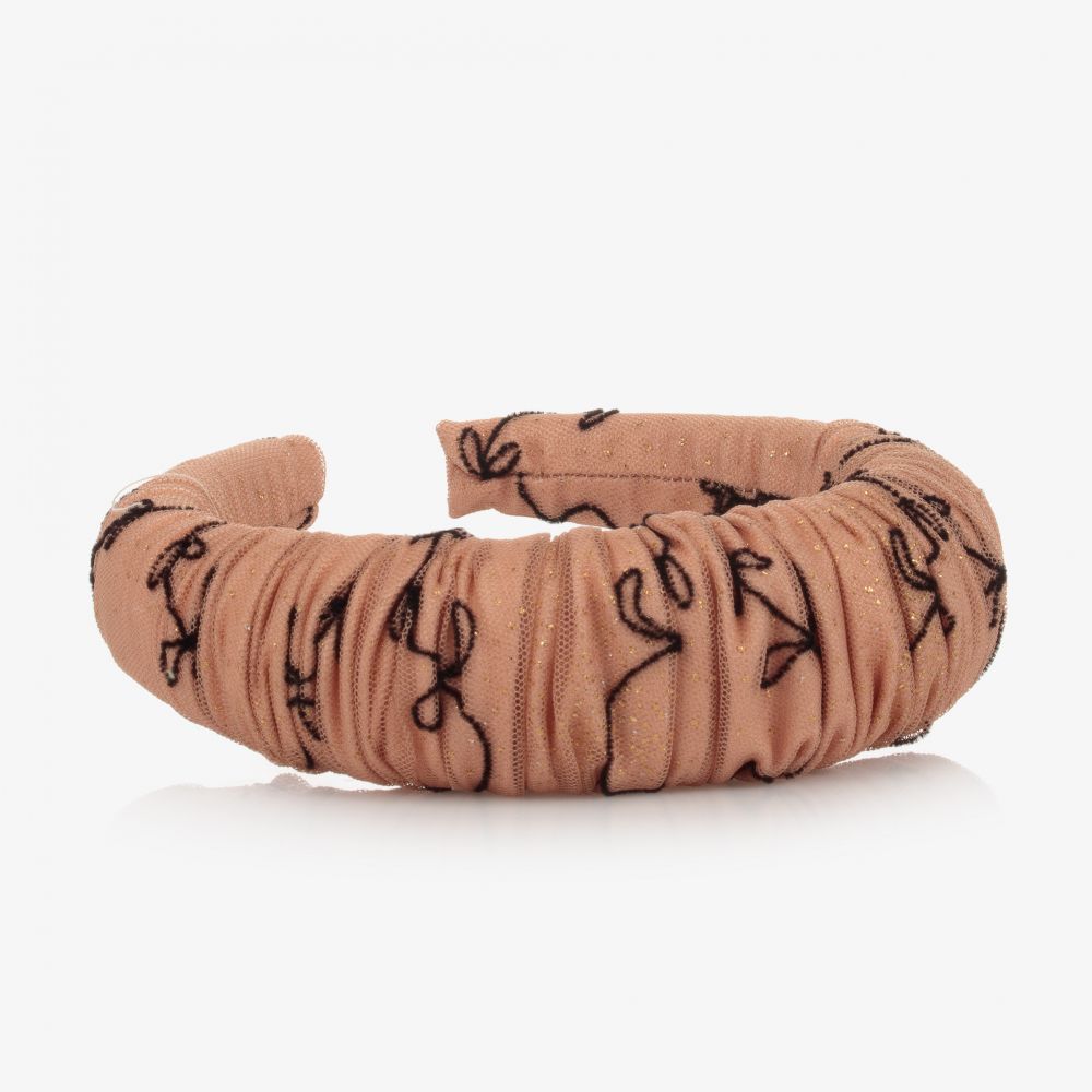 Junona-Pink Tulle Hairband | Childrensalon Outlet