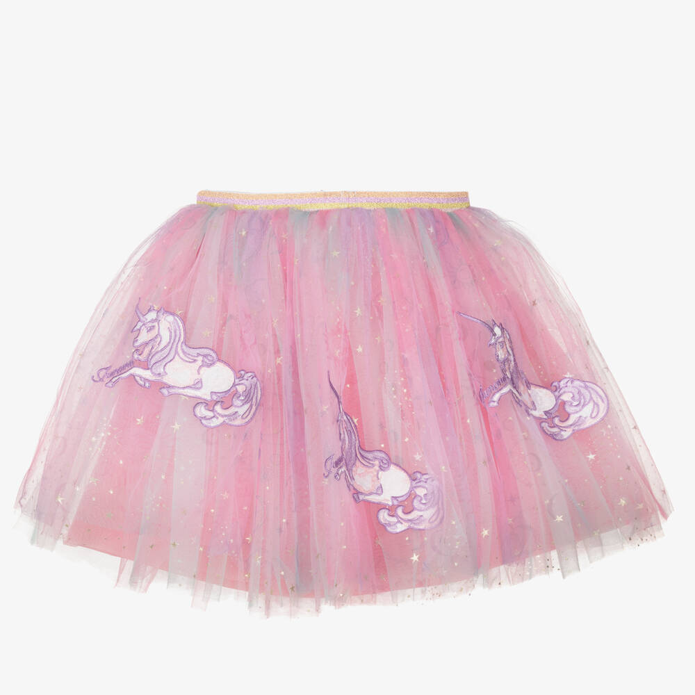 Junona-Pink Tulle Unicorn Skirt | Childrensalon Outlet
