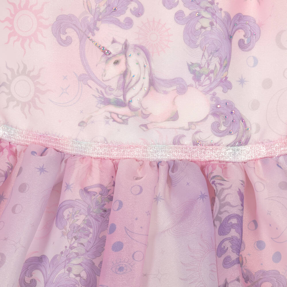 Junona-Pink Unicorn Baby Dress | Childrensalon Outlet