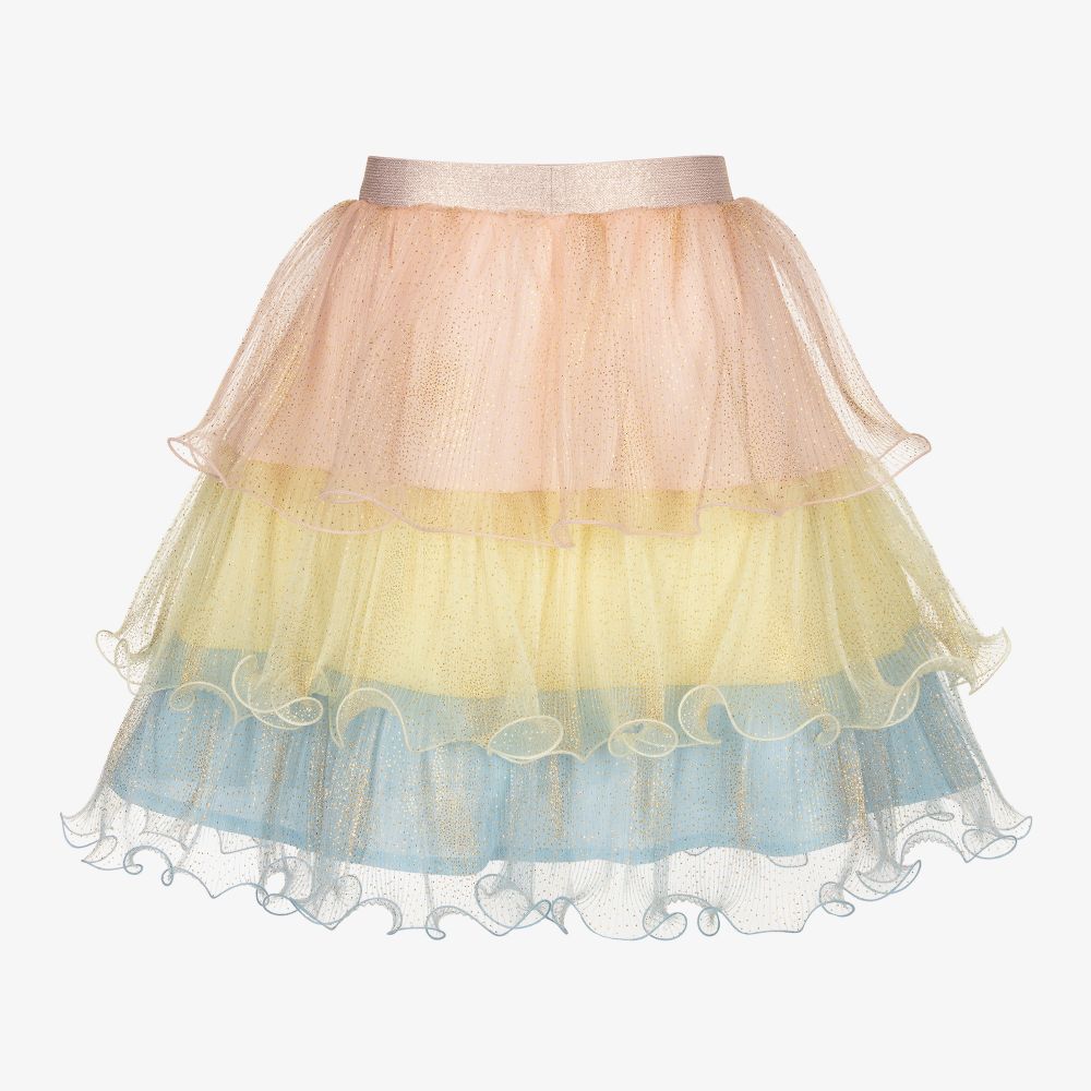 Junona Pink Yellow Blue Tulle Skirt
