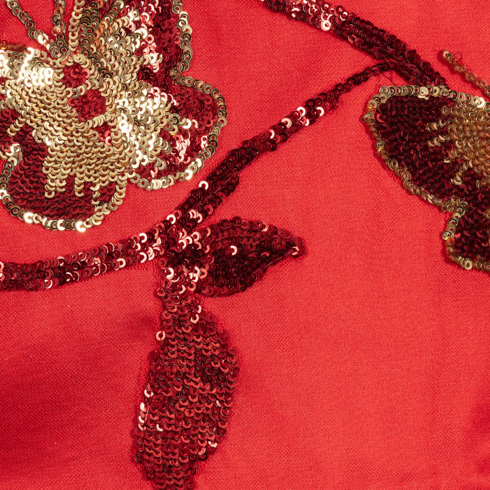 Junona-Red Tulle Butterfly Dress | Childrensalon Outlet