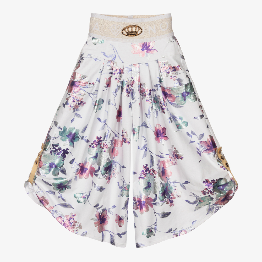 Junona-White & Purple Harem Trousers | Childrensalon Outlet