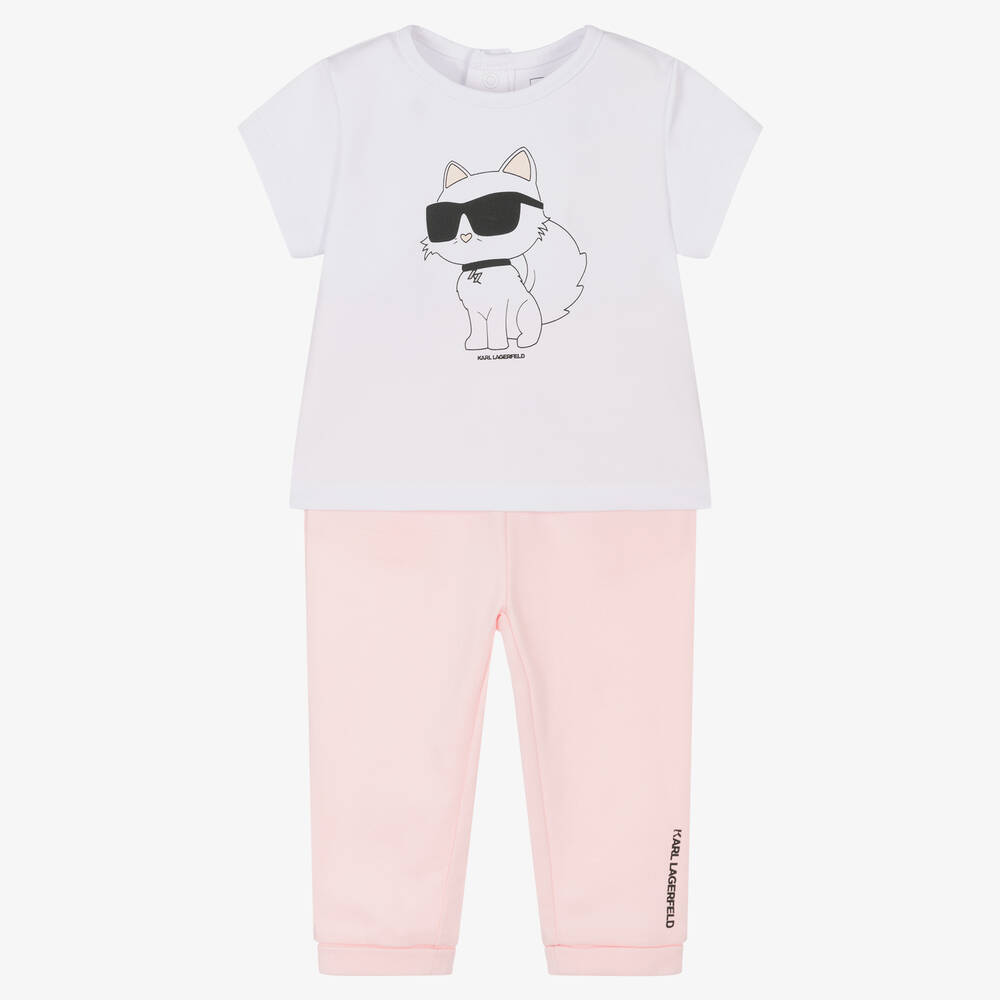 KARL LAGERFELD KIDS - Ensemble pantalon Choupette bébé | Childrensalon