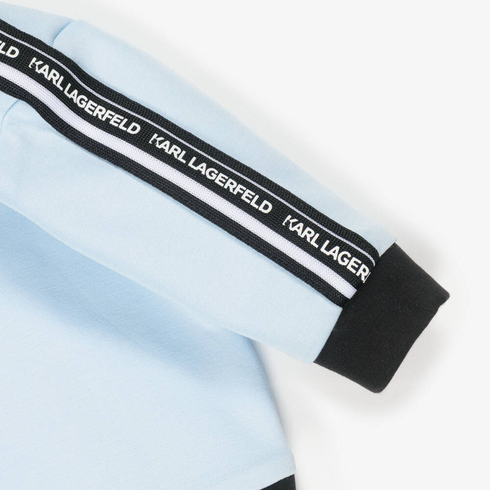 KARL LAGERFELD KIDS-Blue 3 Piece Tracksuit Set | Childrensalon Outlet