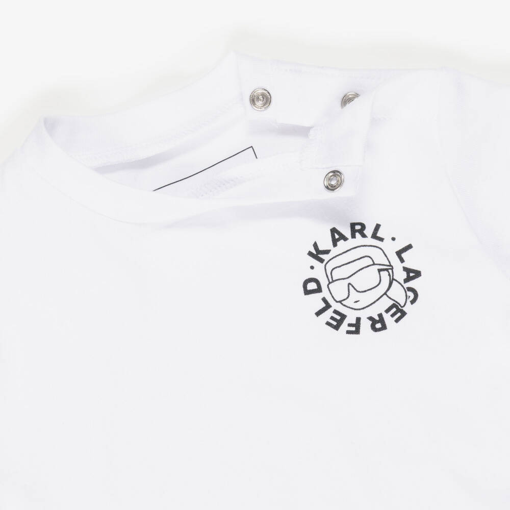 KARL LAGERFELD KIDS-Blue 3 Piece Tracksuit Set | Childrensalon Outlet