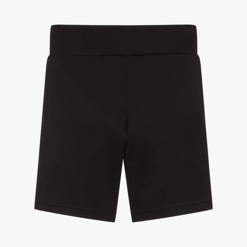 KARL LAGERFELD KIDS-Boys Black Jersey Logo Shorts | Childrensalon Outlet
