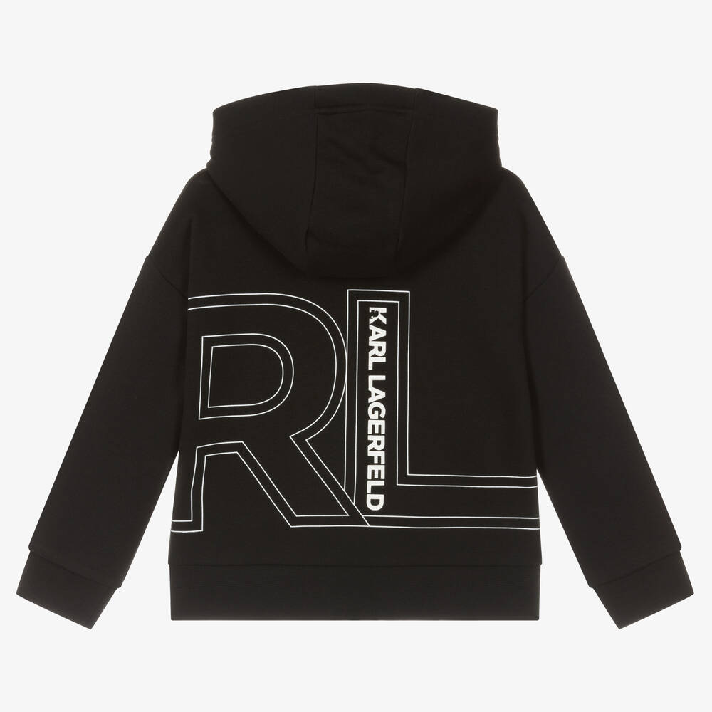 Karl lagerfeld black hoodie new arrivals