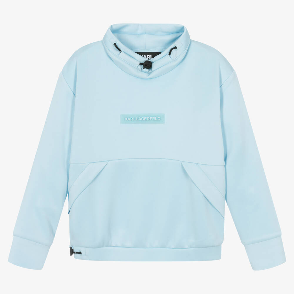 KARL LAGERFELD KIDS - Blaues Sweatshirt für Jungen | Childrensalon