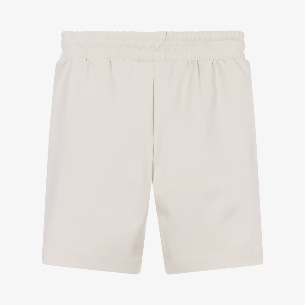 KARL LAGERFELD KIDS-Boys Grey Jersey Logo Shorts | Childrensalon Outlet