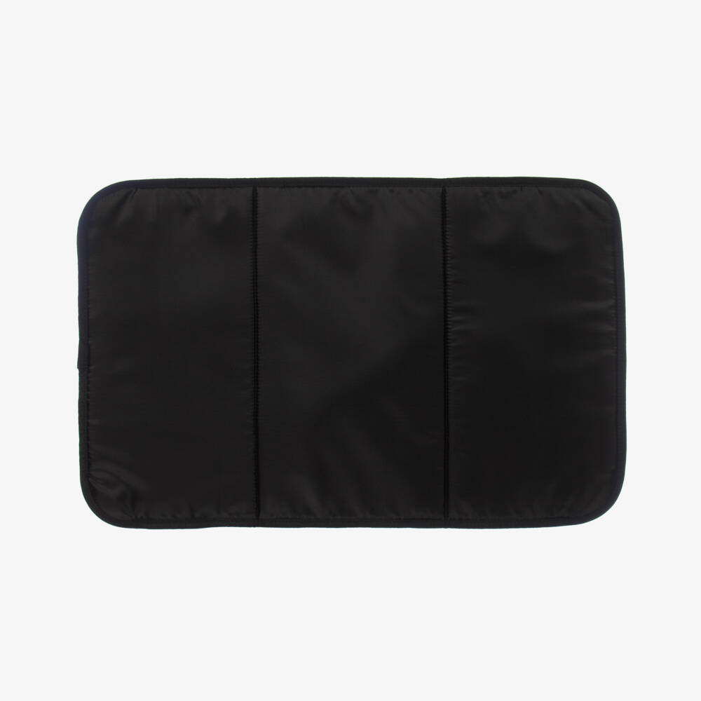 KARL LAGERFELD KIDS-Boys Sleek Black Canvas Diaper Tote | Childrensalon Outlet