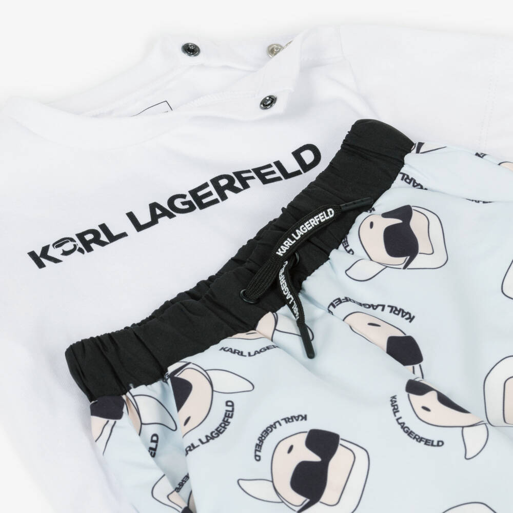 KARL LAGERFELD KIDS-Boys Top & Shorts Set | Childrensalon Outlet