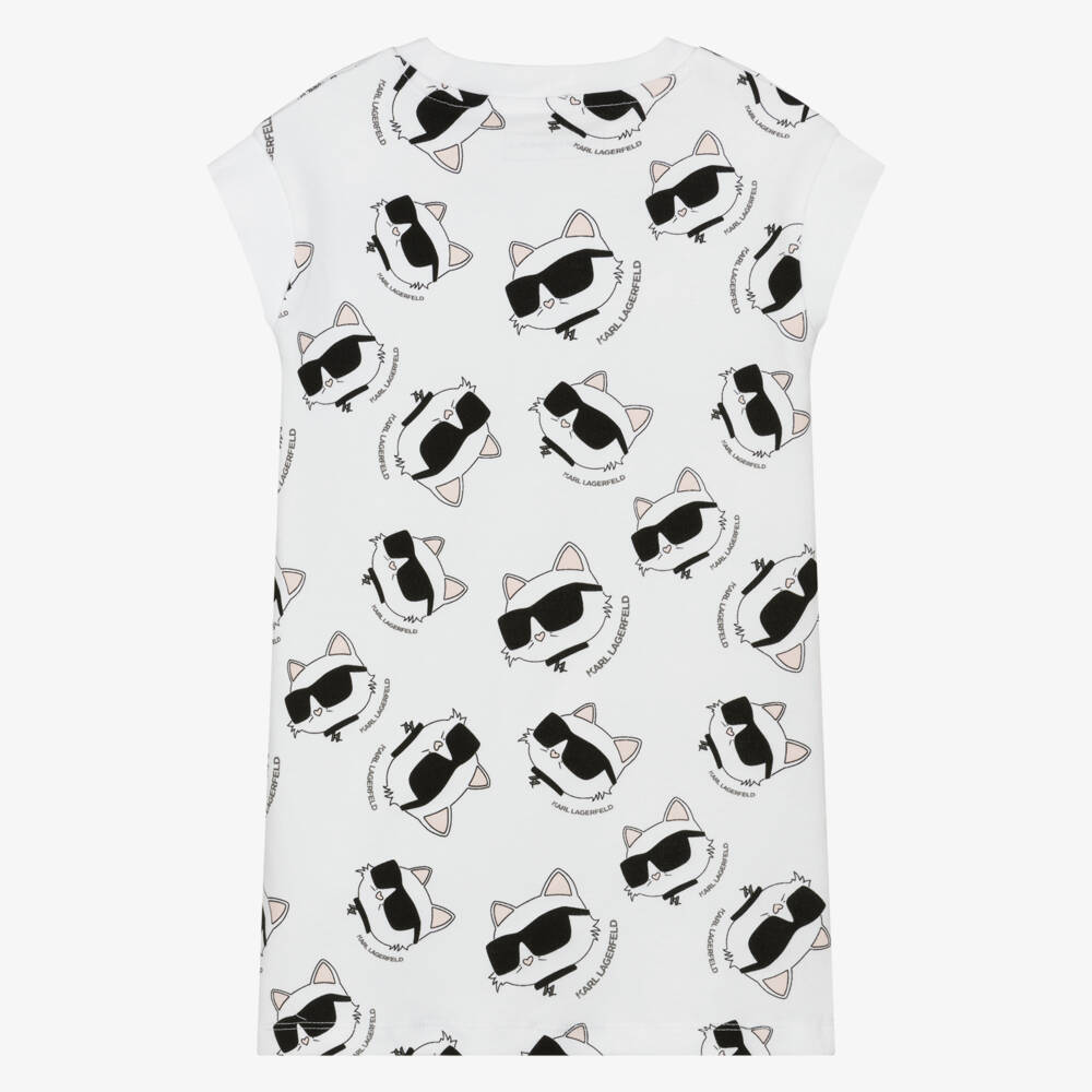 KARL LAGERFELD KIDS-Choupette Dress | Childrensalon Outlet