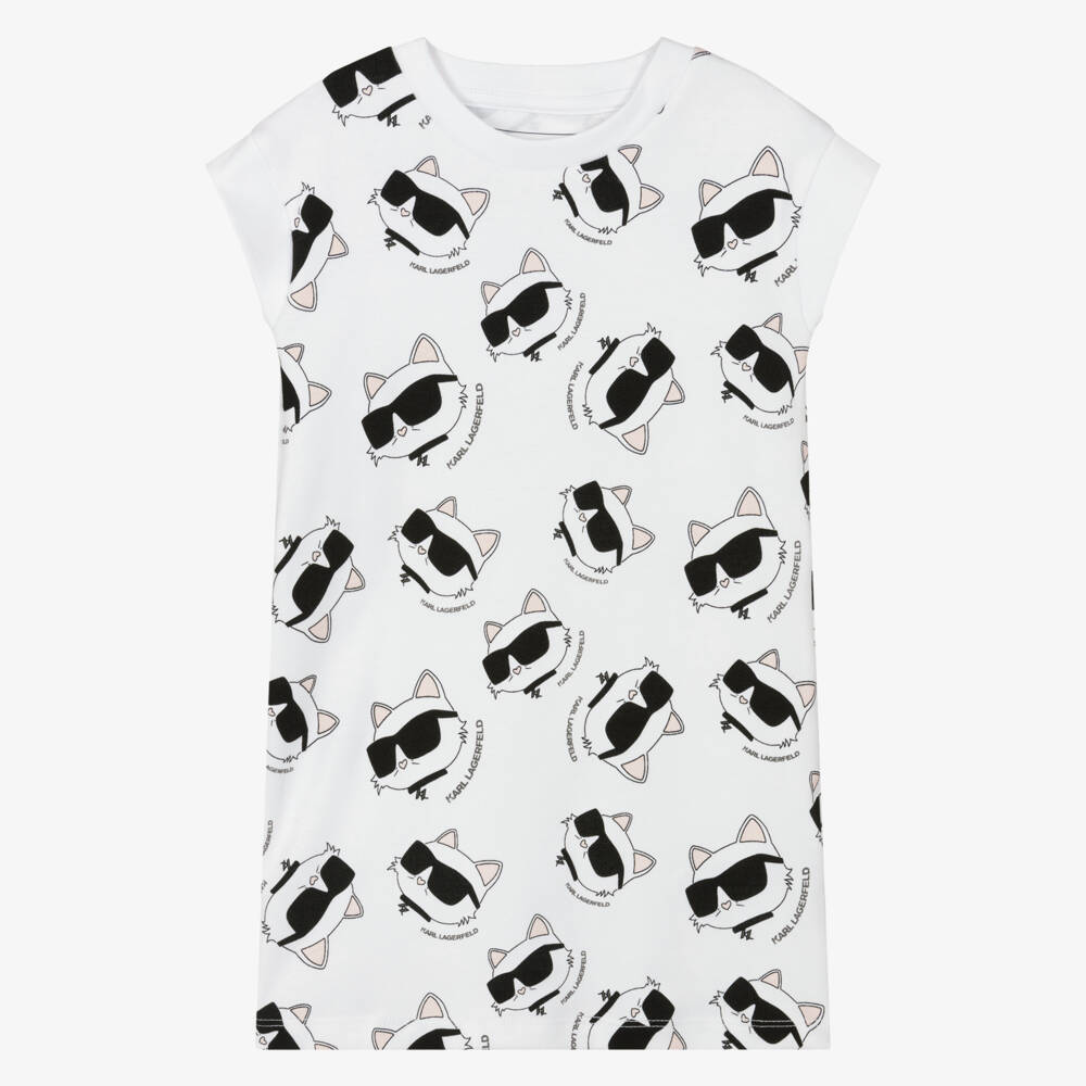 KARL LAGERFELD KIDS-Choupette Dress | Childrensalon Outlet