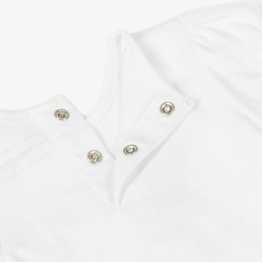 KARL LAGERFELD KIDS-Girls Blush & Ivory Jersey Ensemble | Childrensalon Outlet