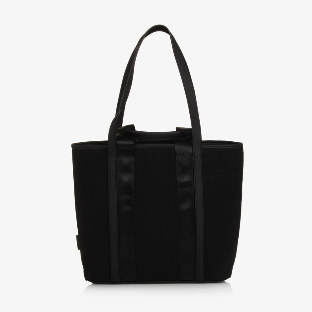 KARL LAGERFELD KIDS-Girls Chic Black Canvas Tote | Childrensalon Outlet