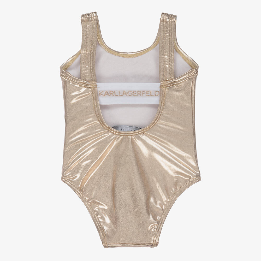 Girls 2025 gold swimsuit