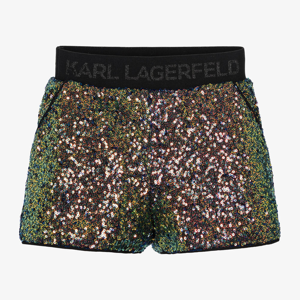 Green sequin shorts hotsell