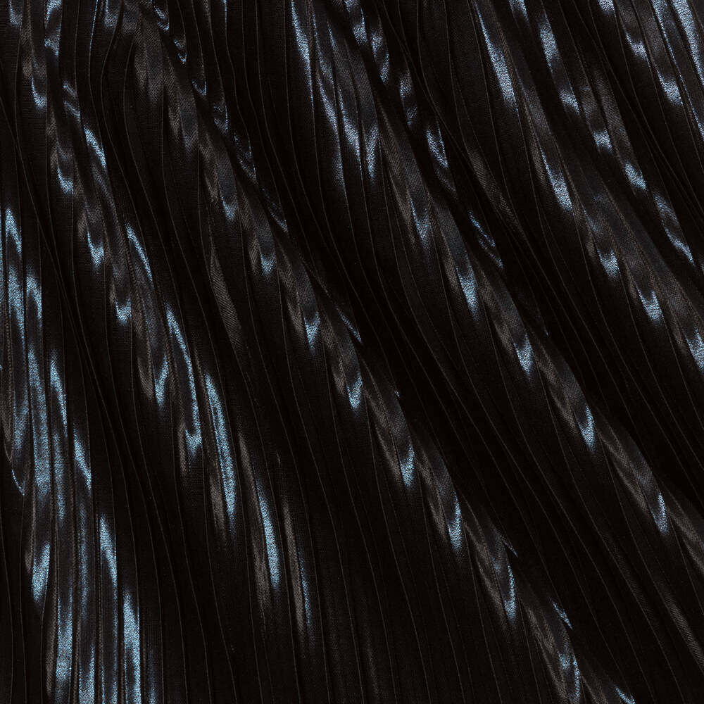 KARL LAGERFELD KIDS-Girls Navy Blue Pleated Skirt | Childrensalon Outlet