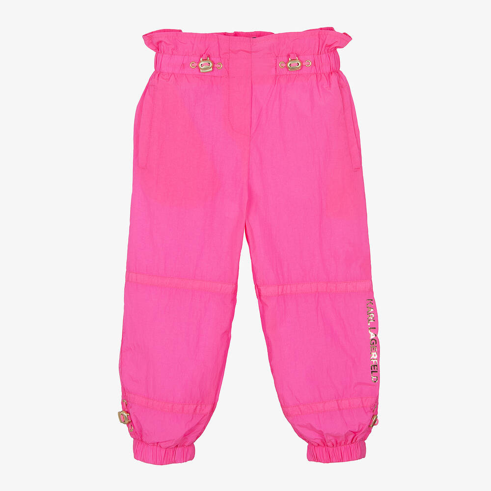 KARL LAGERFELD KIDS - Hose in Pink und Gold für Mädchen | Childrensalon