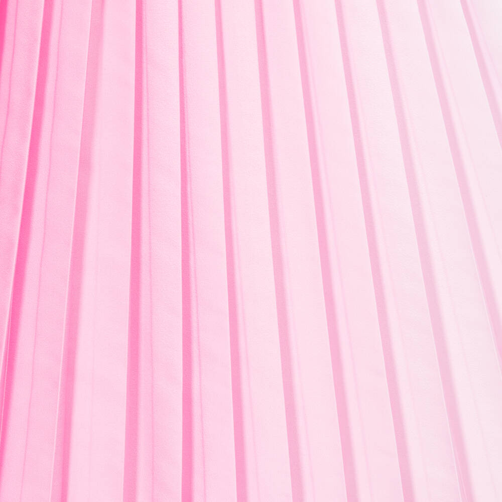 KARL LAGERFELD KIDS-Girls Pink Pleated Skirt | Childrensalon Outlet