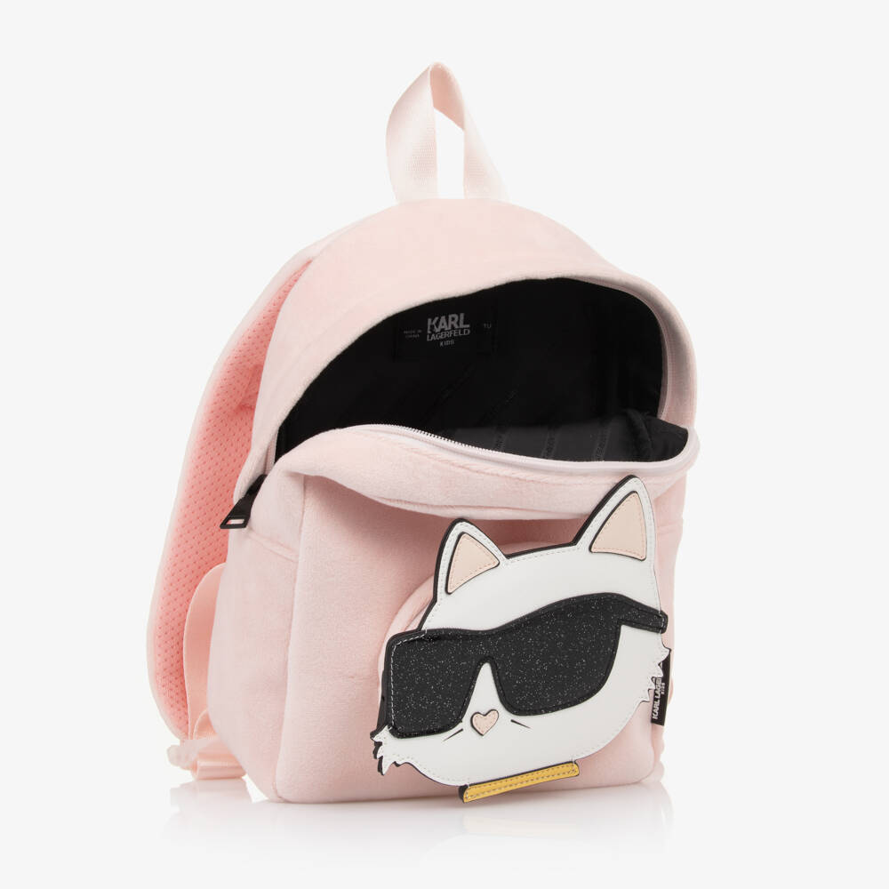 KARL LAGERFELD KIDS-Girls Rosy Choupette Rucksack Delight | Childrensalon Outlet