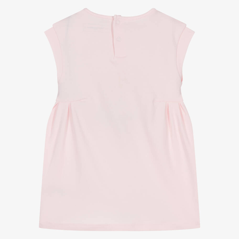 KARL LAGERFELD KIDS-Girls Rosy Cotton Charm Dress | Childrensalon Outlet