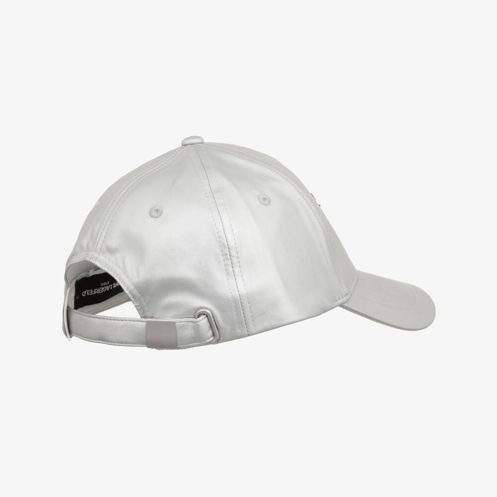 KARL LAGERFELD KIDS-Girls Shimmering Choupette Baseball Hat | Childrensalon Outlet