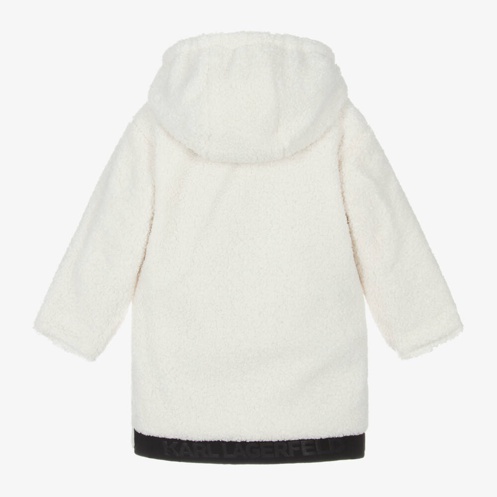 KARL LAGERFELD KIDS-Girls Two-Tone Reversible Jacket | Childrensalon Outlet