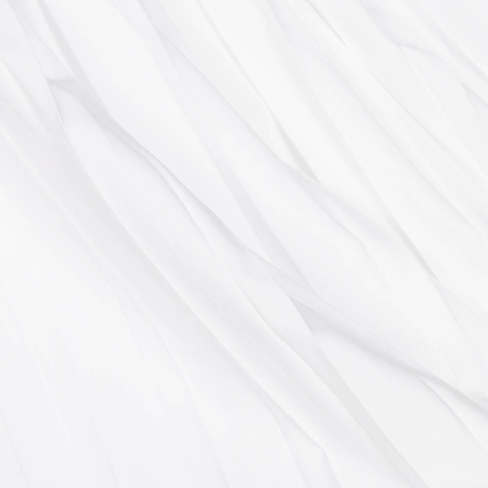 KARL LAGERFELD KIDS-Белое плиссированное платье | Childrensalon Outlet