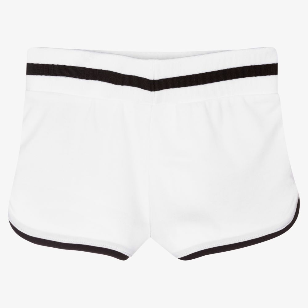 Girls white gym best sale shorts