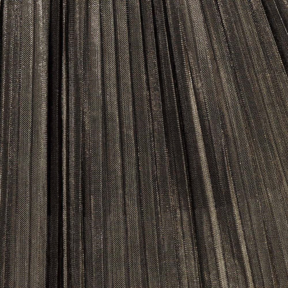 KARL LAGERFELD KIDS-Gold Pleated Midi Skirt | Childrensalon Outlet