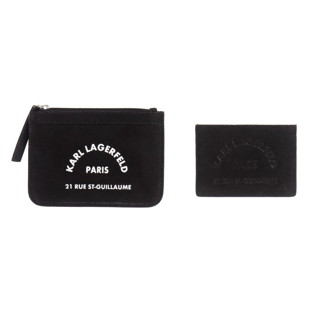 KARL LAGERFELD KIDS - Porte-monnaie et porte-cartes en cuir | Childrensalon