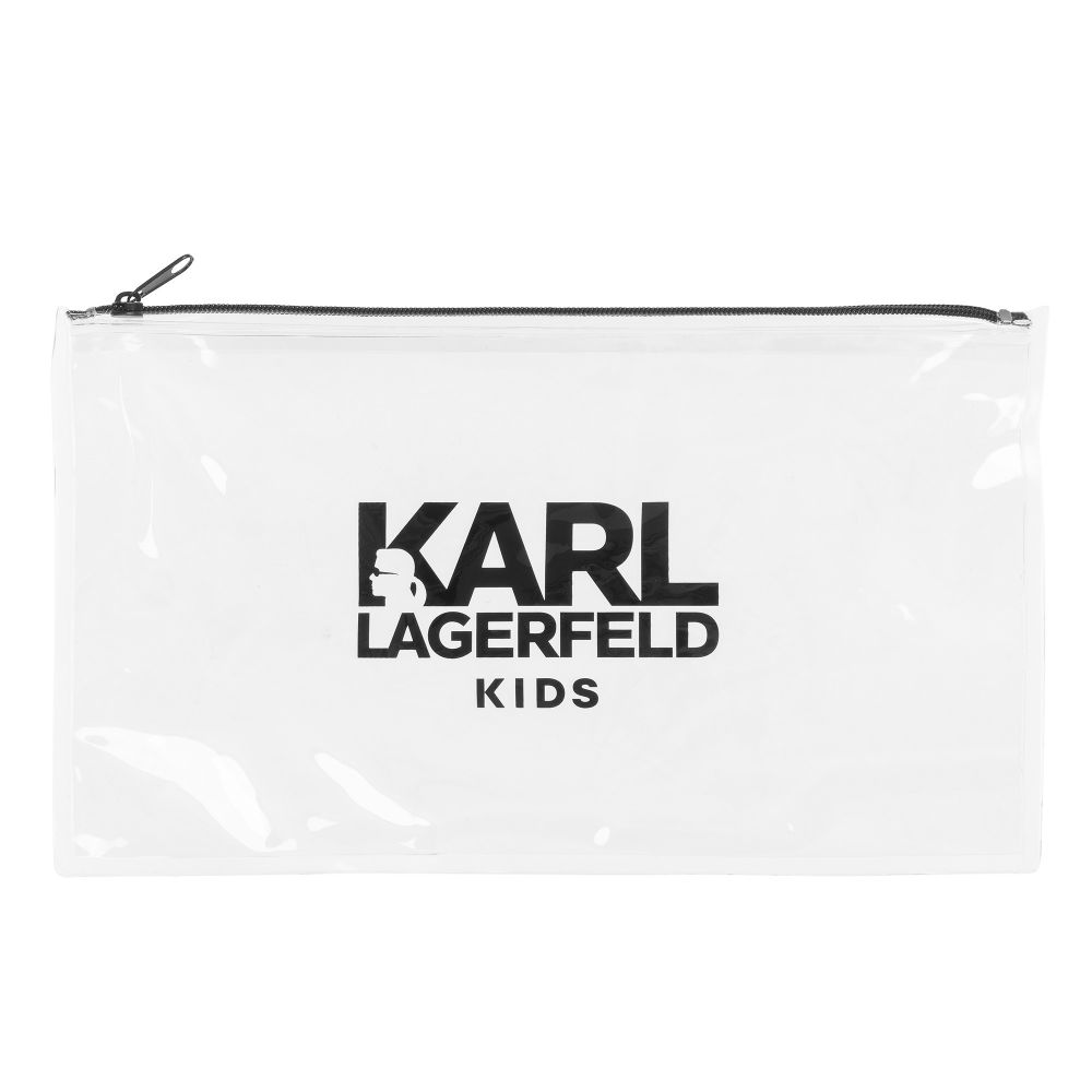 KARL LAGERFELD KIDS-Teen Black Logo Bikini | Childrensalon Outlet