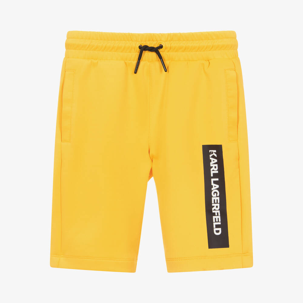 KARL LAGERFELD KIDS - Bermuda jaune ado garçon | Childrensalon