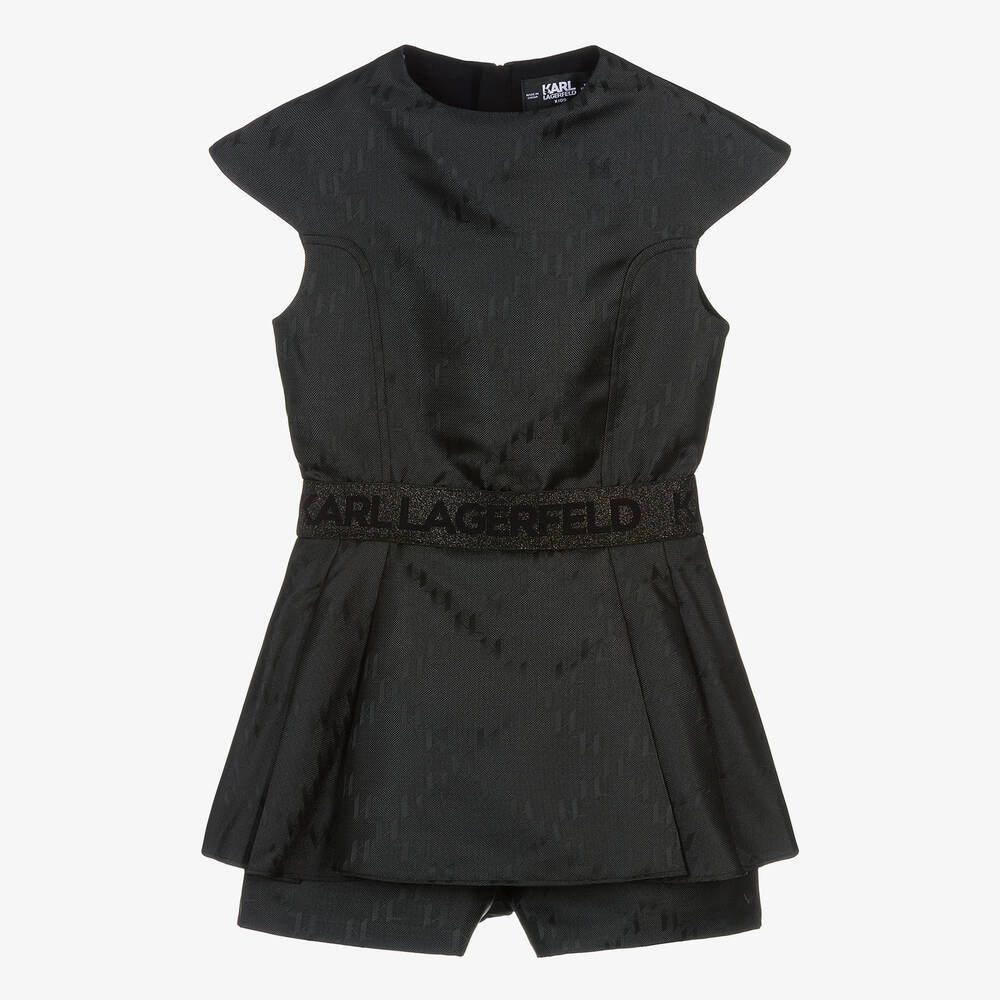 Girls black playsuit outlet