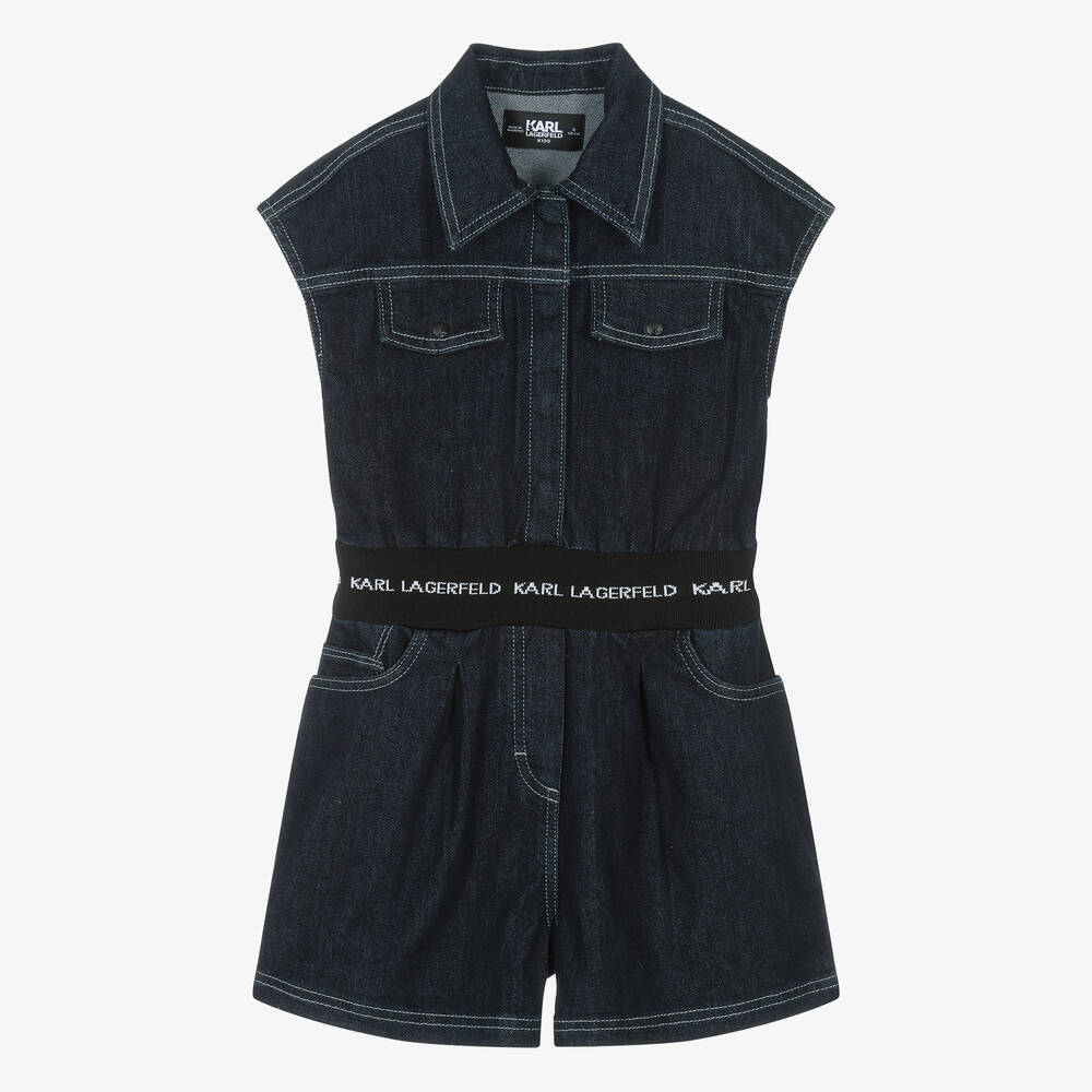Black denim playsuit online
