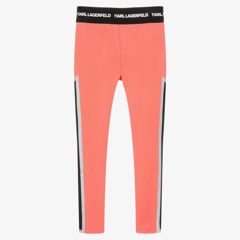 KARL LAGERFELD KIDS - Legging orange ado fille | Childrensalon