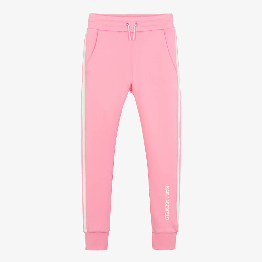 KARL LAGERFELD KIDS - Jogging rose en jersey pour ado fille | Childrensalon