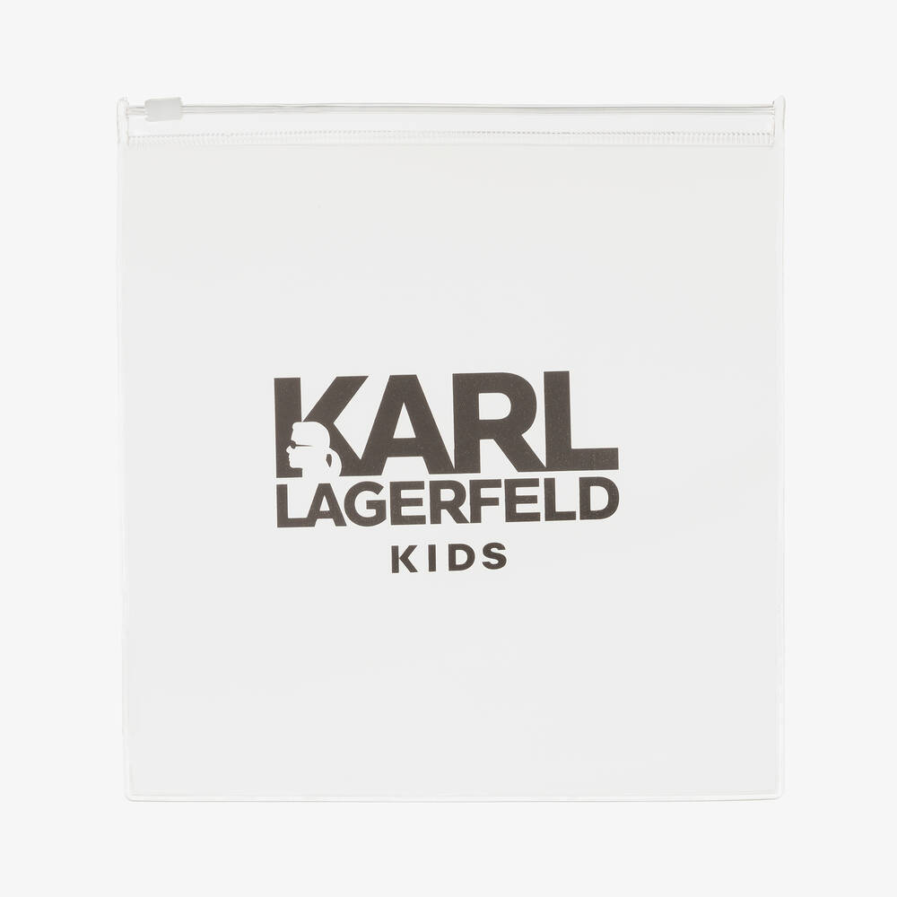 KARL LAGERFELD KIDS-Teen Girls Pink Logo Bikini | Childrensalon Outlet