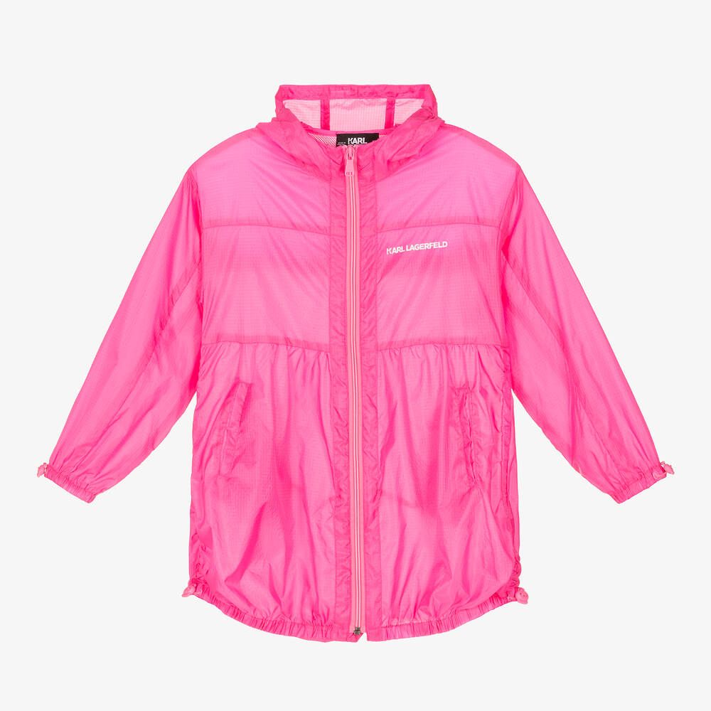 KARL LAGERFELD KIDS - Rosa Teen Windbreaker-Mantel | Childrensalon